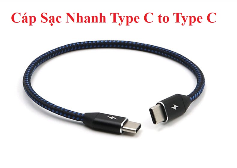 Hình ảnh Cáp Sạc Nhanh Type C to Type C