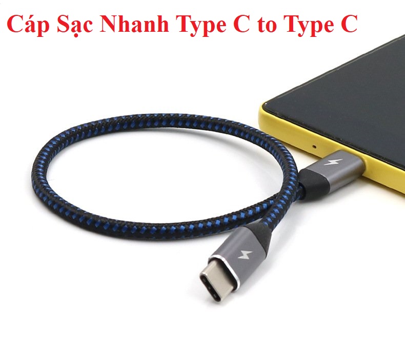 Hình ảnh Cáp Sạc Nhanh Type C to Type C