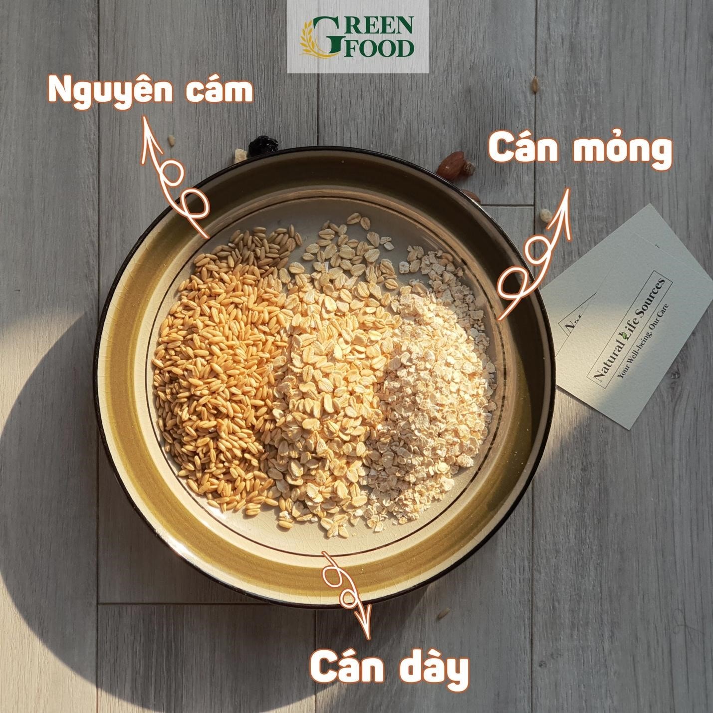 Hình ảnh [TÚI LỚN 907g – EXTRA THIN] YẾN MẠCH NGUYÊN CHẤT ĂN LIỀN (cán mỏng) Just Oats [Chile] GREEN FOOD Whole Grain Instant Oats