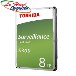 HDD Toshiba S300 3.5" 8TB Surveillance 256MB 7200rpm SATA3 HDWT380UZSVA