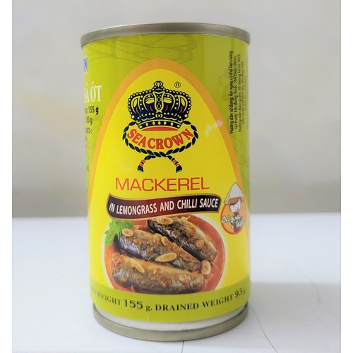 CÁ NỤC KHO SẢ ỚT [VN] SEA CROWN Mackerel in Lemongrass and Chilli Sauce (halal)