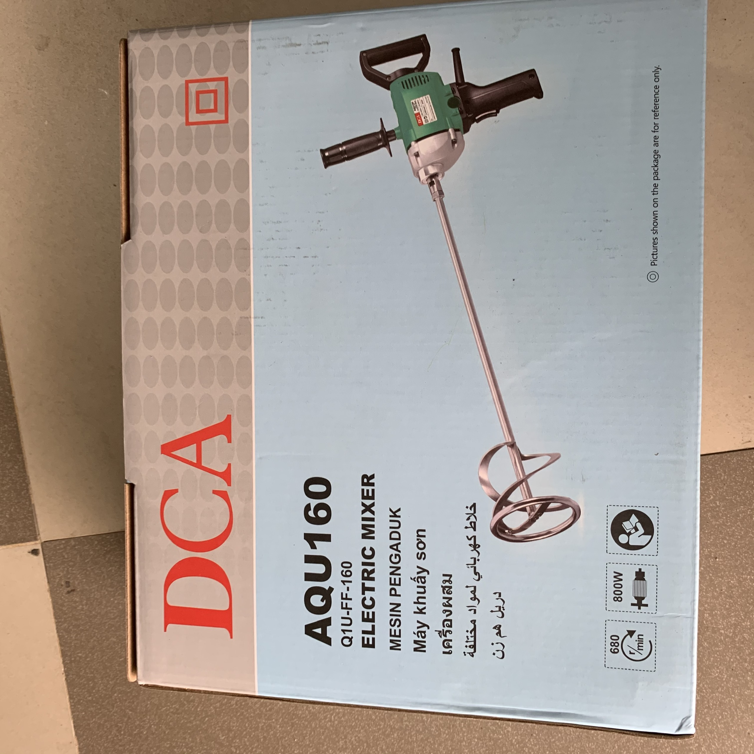 800W MÁY TRỘN SƠN DCA AQU160 (Mã SP: AQU160B)