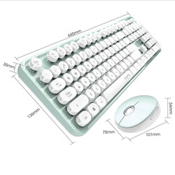 Combo Bàn phím và Chuột không dây MOFii Sweet Hàng chính hãng Bộ siêu tập Cute Hót nhất