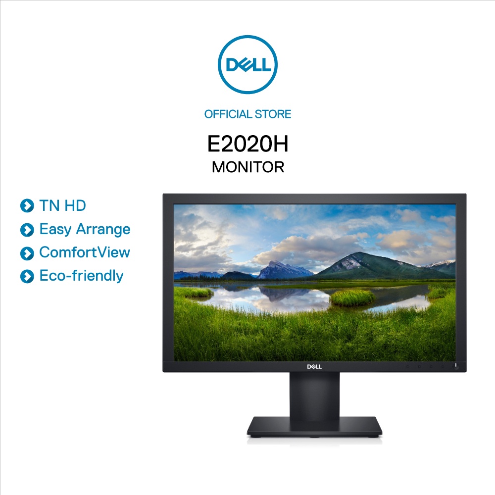 Hình ảnh Màn hình Dell E2020H bảo hành 3Năm chính hãng Dell VN LED 19.5 inch HD TN 60Hz 5ms 250 nits DP VGA GIÁ CHƯA VAT