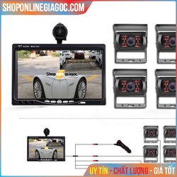 Combo 4 camera quan sát xe tải + màn hình 7 Inch