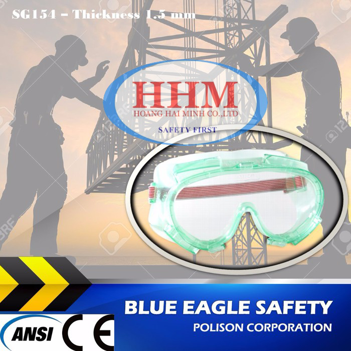 Kính chống hóa chất Blue Eagle SG154 (Mã SP: SG154)