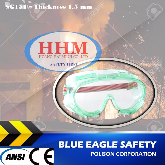Kính chống hóa chất Blue Eagle SG154 (Mã SP: SG154)