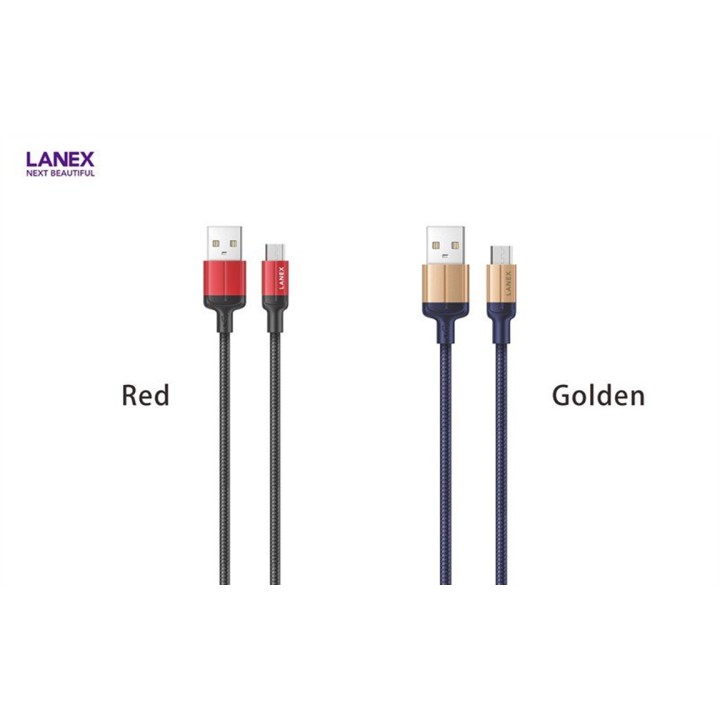 Cáp Lanex LS03M Micro 3A Dài 1m