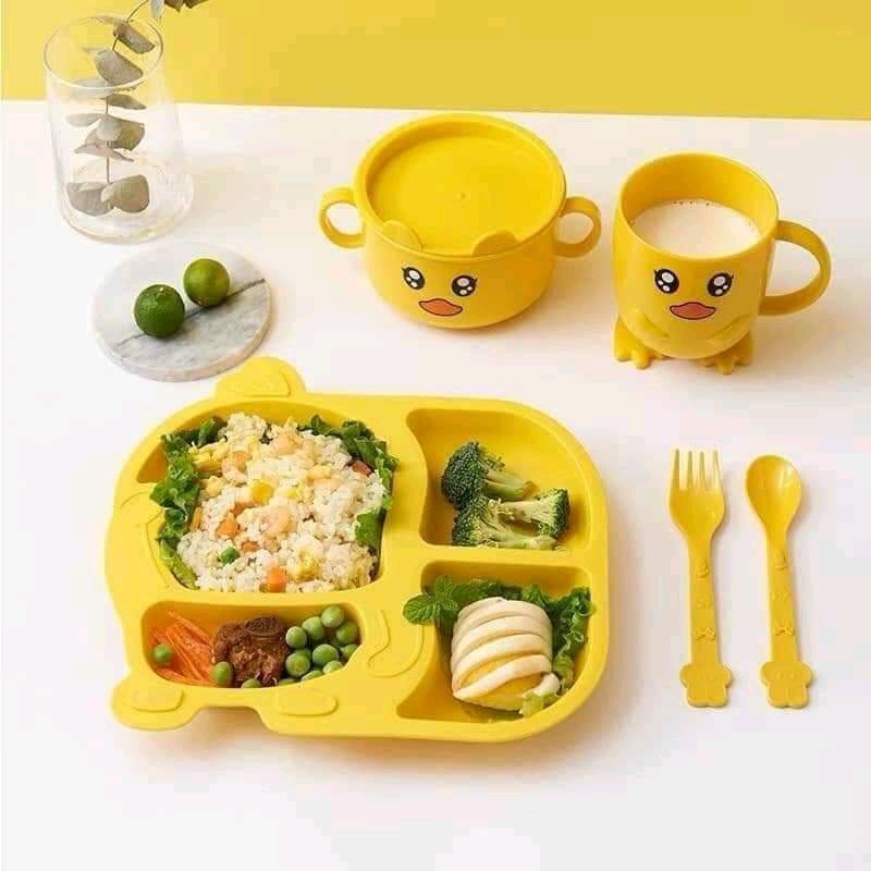 bộ ăn dặm vịt vàng