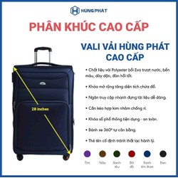 vali vải size 24