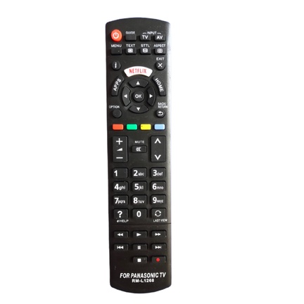 Hình ảnh Điều khiển TIVI panasonic RM-L1268 hàng tốt - Tặng kèm pin - Remote panasonic RM-L1268 mẫu thay thế giá tốt