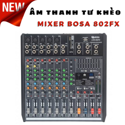 Mixer karaoke sân khấu BOSA 802FX chính hãng