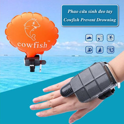 Phao cứu sinh khẩn cấp đeo tay Cowfish Prevent Drowning - tặng kèm 2 ống CO2