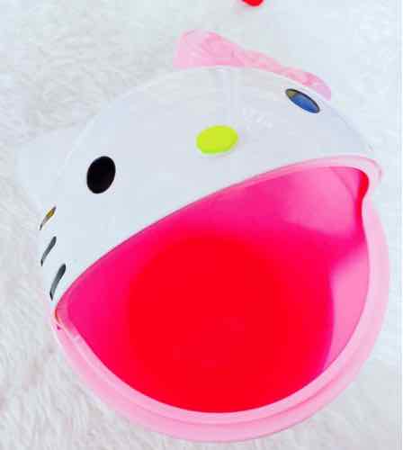 Hình ảnh Thùng Rác Hello Kitty Lớn 40 x 20 cm Để Văn Phòng