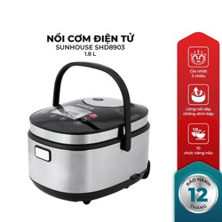 Nồi cơm điện tử 1.8l sunhouse mama shd8903