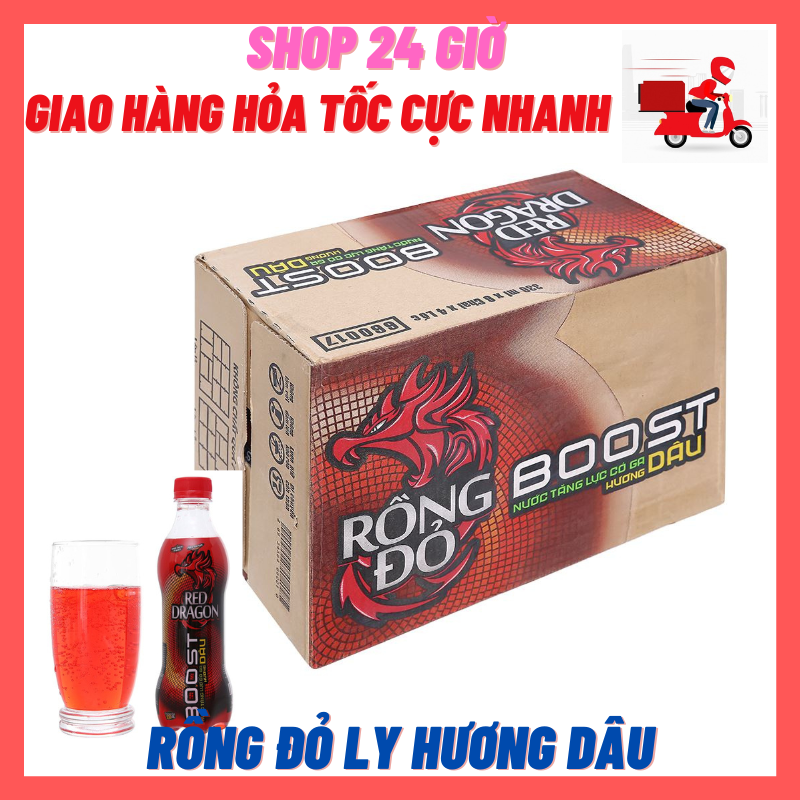 Thùng Rồng Đỏ 24 Chai 330ml