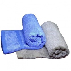 02 khăn tắm sợi tre 50 x 100cm (màu bé gái)