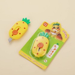 Dao Rọc Giấy Dao Cắt Giấy Hình Trái Thơm Nhỏ Gọn Đơn Giản Tiện dụng