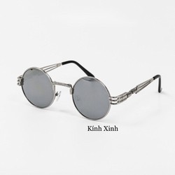 Kính râm, Kính mát nam nữ Mắt tròn thầy bói retro cao cấp