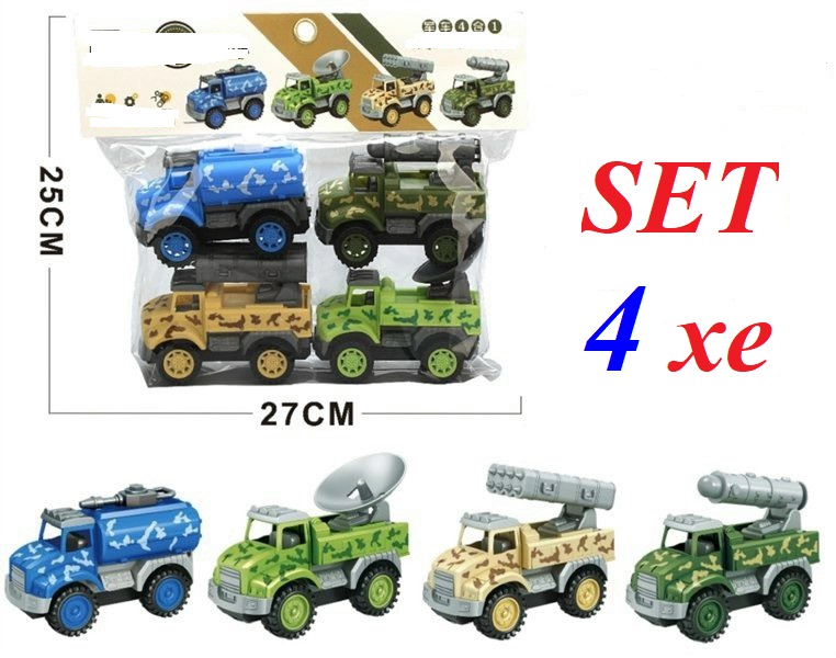 SET 4 XE QUÂN ĐỘI CHẠY ĐÀ BỀN ĐẸP