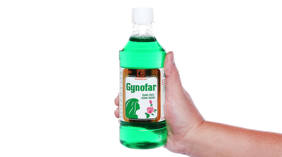 Hình ảnh Dung dịch vệ sinh phụ nữ Gynofar  chai 500ml