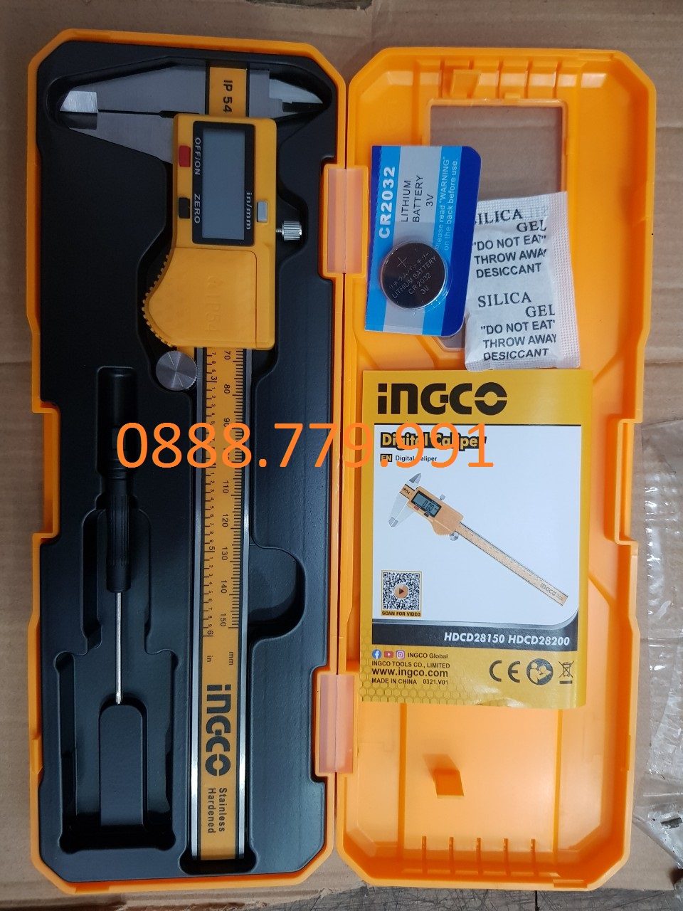 Thước cặp điện tử(0-150mm) ingcoHDCD28150