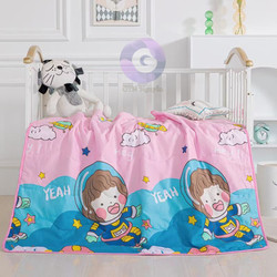 Chăn Cotton Đũi Trẻ Em 1M1x1M35 Mền Bé Phi Hành Gia Luôn Được Các Bé Yêu Thích