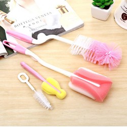 dụng cụ rửa ly quầy bar combo 4 món