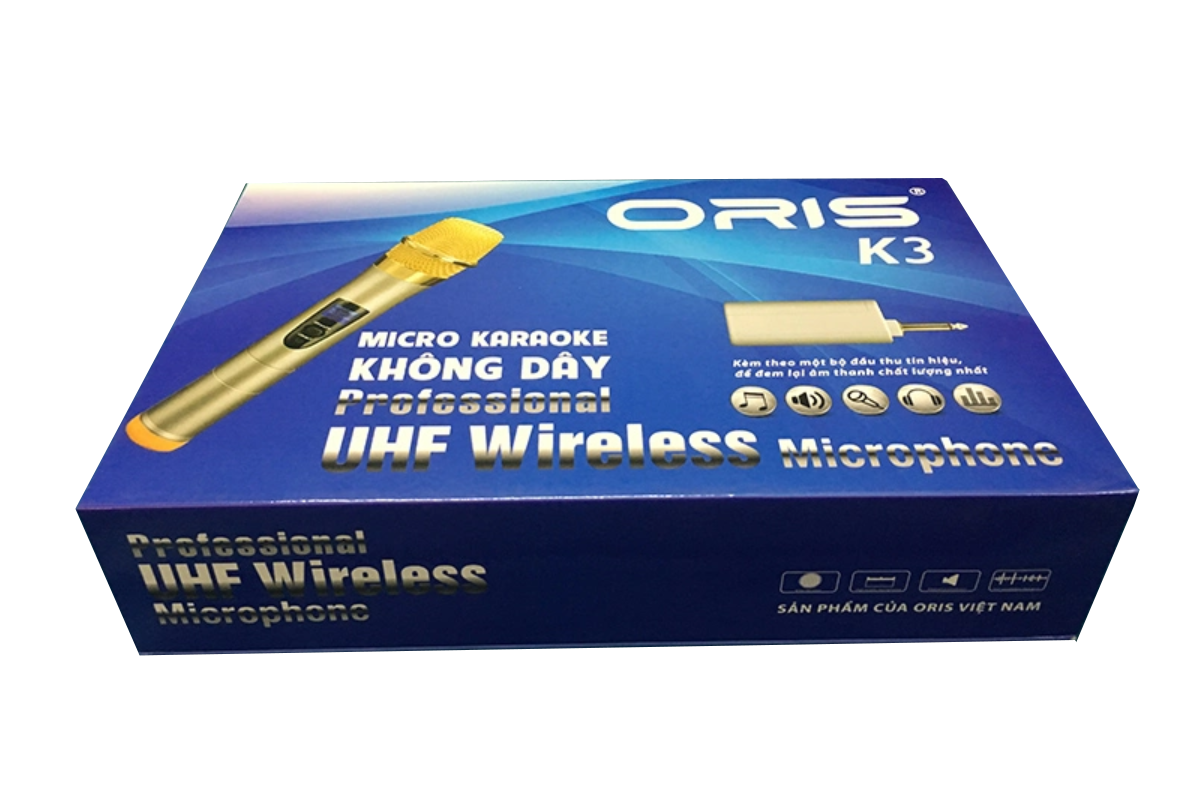 Micro không dây đa năng cao cấp UHF Wireless ORIS K3 (Mã SP: Oris K3)