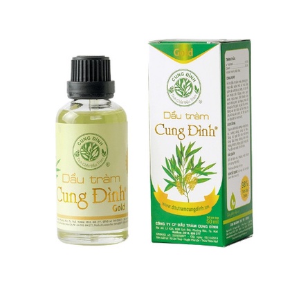 Hình ảnh DẦU TRÀM GIÓ DẦU TRÀM CUNG ĐÌNH GOLD 10 -50ml