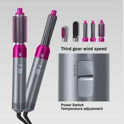 Máy Tạo Mẫu Tóc Tóc 5 In 1 Uốn Tự Động Xoay Xoăn Phồng Sấy Tạo Kiểu Đa Năng 3 Mức Nhiệt Bảo Hành Chính Hãng