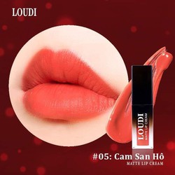 SON LOUDI KEM GIỮ MÀU 12 GIỜ (8 MÀU) HỒNG MÔI_BỔ SUNG COLLAGEN CẤP ẨM MÔI.