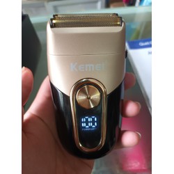 Máy Cạo Râu Khô 3 Lưỡi Kèm Giá Đỡ KEMEI KM 3209