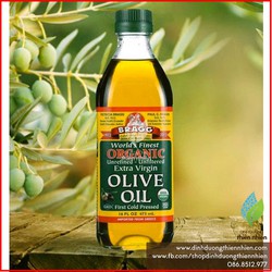 Dầu Oliu Nguyên Chất Hữu Cơ Ép Lạnh Bragg Mỹ Chai 473ml [Chính Hãng] - NMOFF