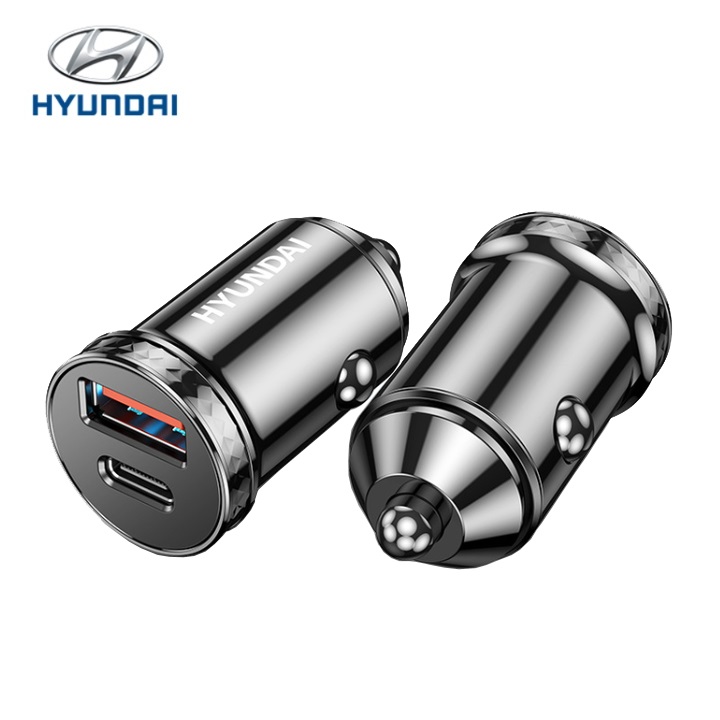 Hình ảnh Tẩu sạc nhanh ô tô Hyundai HY-40C tích hợp 2 cổng PD+QC3.0