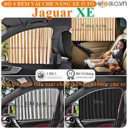 Rèm vải che chắn nắng cửa kính xe ô tô Jaguar XE vải lụa mềm gắn nam châm Cao Cấp - OTOALO
