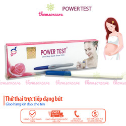 Bút thử thai Power Test điện tử - giao hàng kín đáo, che tên, test thai nhanh, chuẩn chính xác Hộp 1 bút