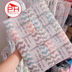 Set 10 cái khăn mặt Hàn Quốc (KT: 30*50 cm) cực mềm mịn thấm hút tốt - Gia dụng Phước Hòa