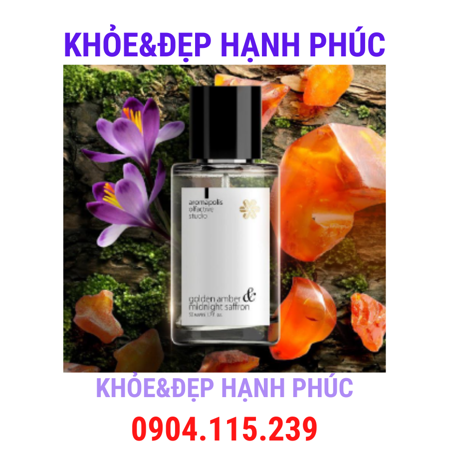 Nước hoa Aromapolis Olfactive Studio Eau de parfum Golden Amber & Midnight Saffron – 50ml/chai