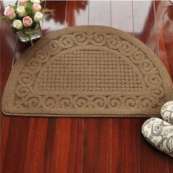Thảm lau chân bán nguyệt siêu thấm 78cm x 48cm (giao màu ngẫu nhiên)
