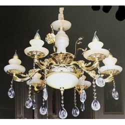Đèn chùm nến - đèn chùm phòng khách - đèn chùm trang trí - đèn chùm pha lê - đèn thả trần