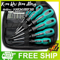 Bộ tua vít xanh 9 món