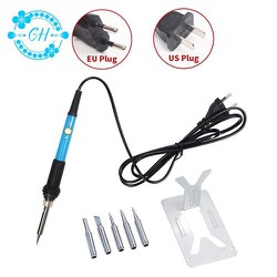 Mỏ hàn chỉnh nhiệt 60W cao cấp - Tặng 5 mũi hàn - hàng nhập khẩu