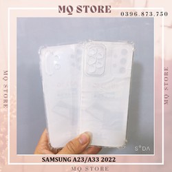 Ốp lưng Samsung A23 / A33 2022 Ốp dẻo trong TPU chống sốc 4 góc cạnh