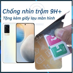 Dán chống nhìn trộm Vivo X60, X60T - Dán cường lực dẻo nano 9H+
