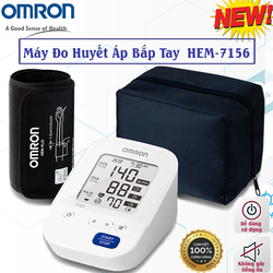 Máy Đo Huyết Áp Bắp Tay HEM-7156 Có Hệ Thống Bơm Tự Động, Cảm Biến Báo Lỗi Thông Minh, Thiết Kế Sang Trọng [Chính Hãng]