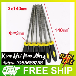 BỘ 6 dũa gỗ mini 140mm