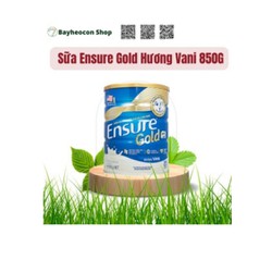 Sữa bột Ensure Gold hương vani 850g