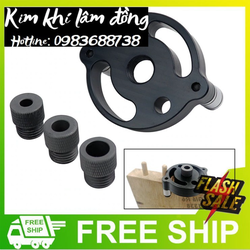 Cữ khoan mộng chốt gỗ thẳng định vị tâm tự động 3 in 1
