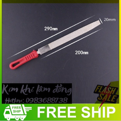 Dũa kim cương dẹt 8 inch